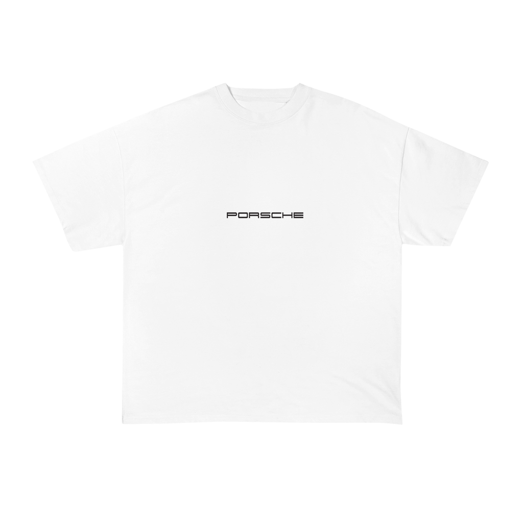 Black Porsche Oversized T-Shirt