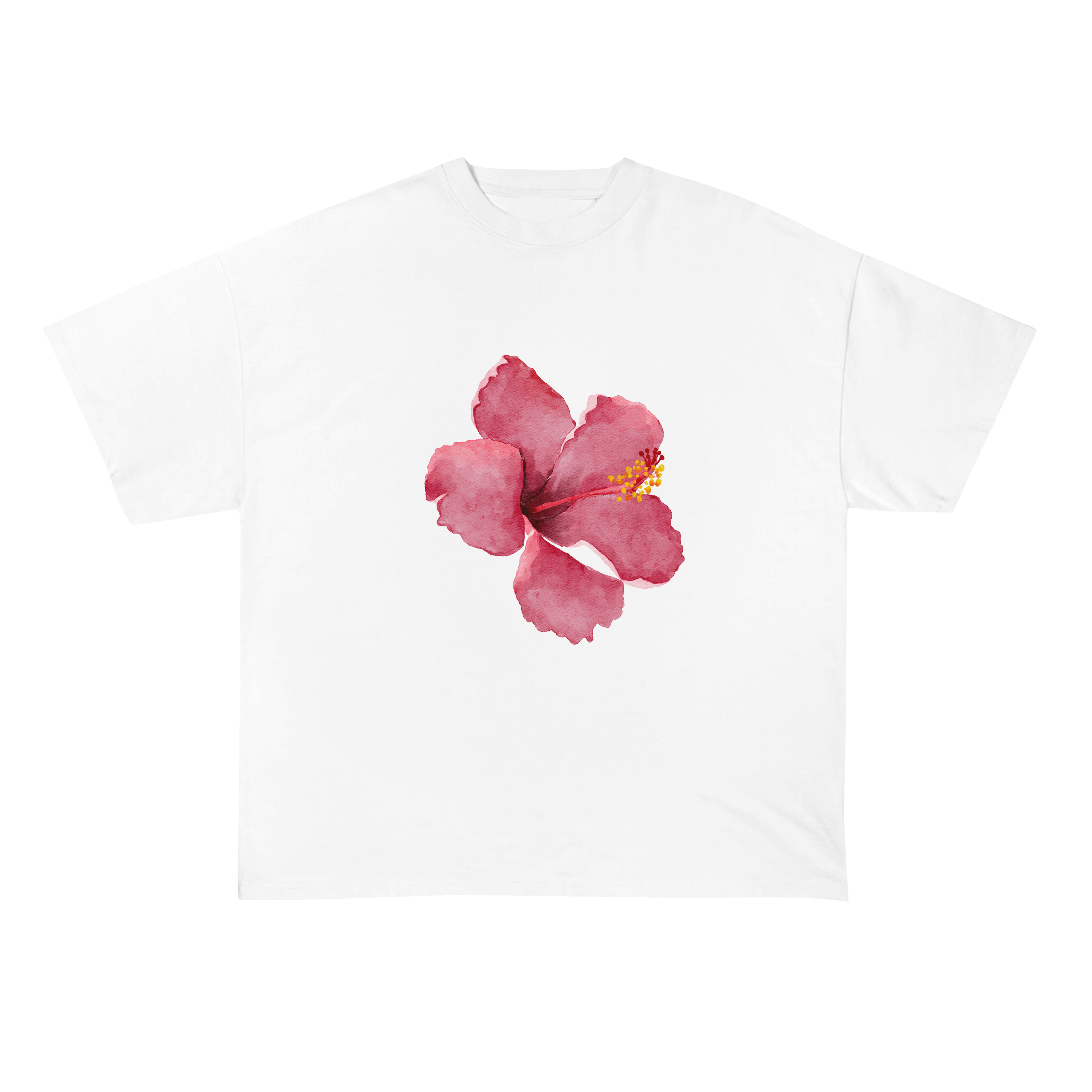 Hibiscus Oversized T-Shirt