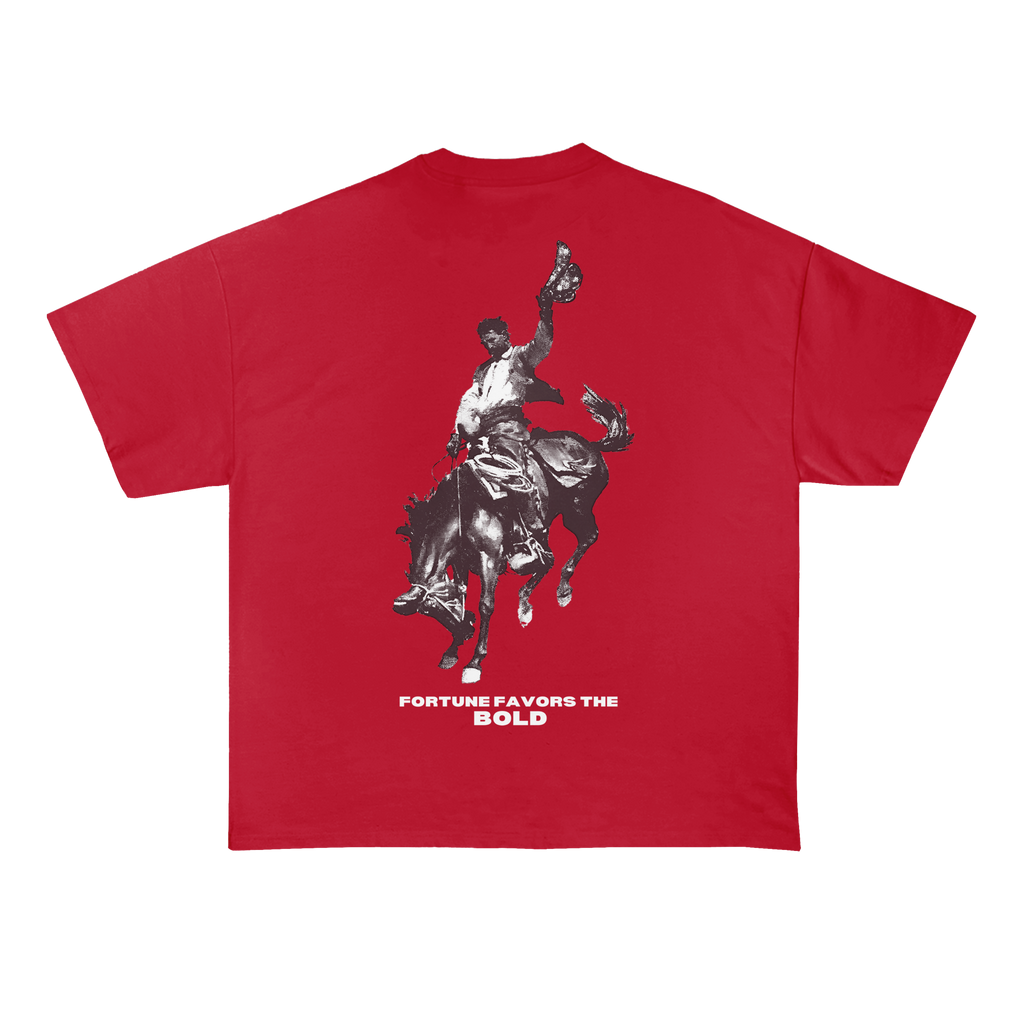 Bold Oversized T-Shirt (Red)