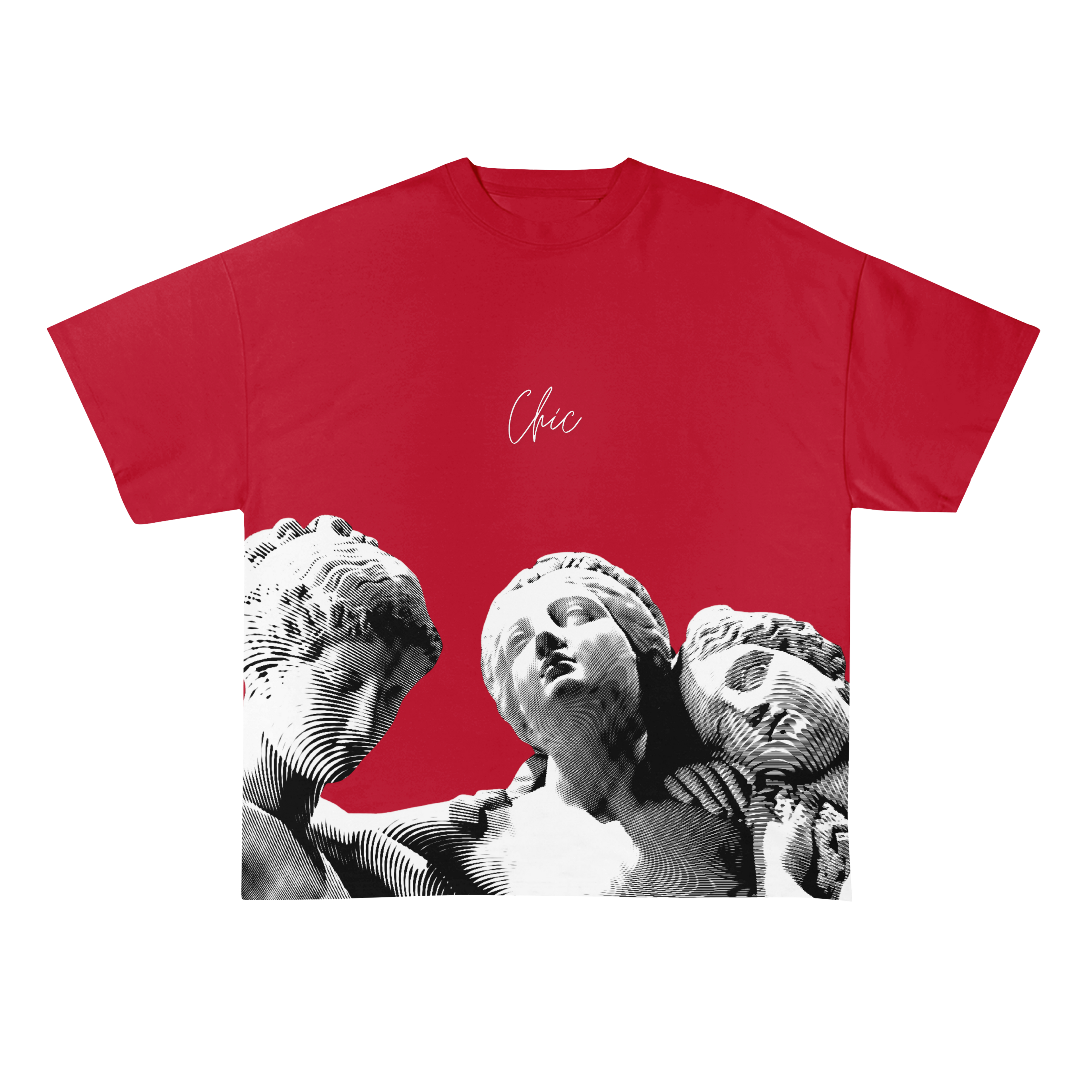 Muse Oversized T-Shirt (Red)